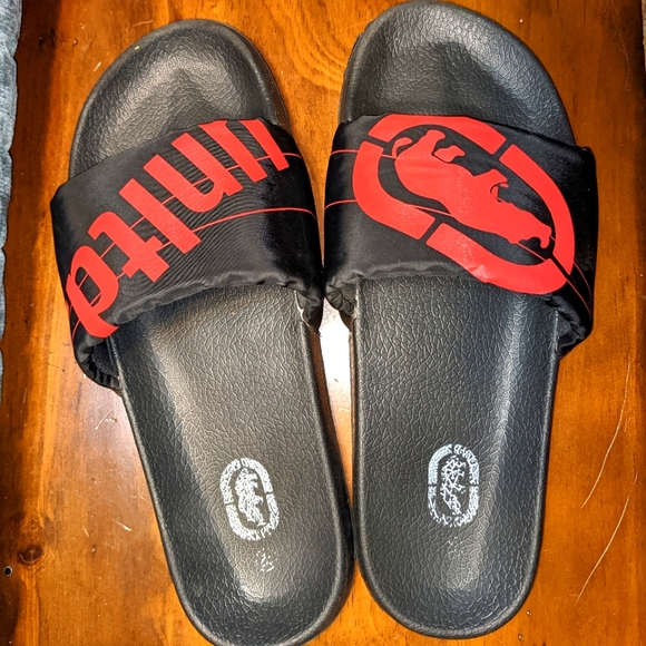 Ecko Unlimited Other - Unlimited Slides Men's Black Size 12; Slip on; Great Condition;